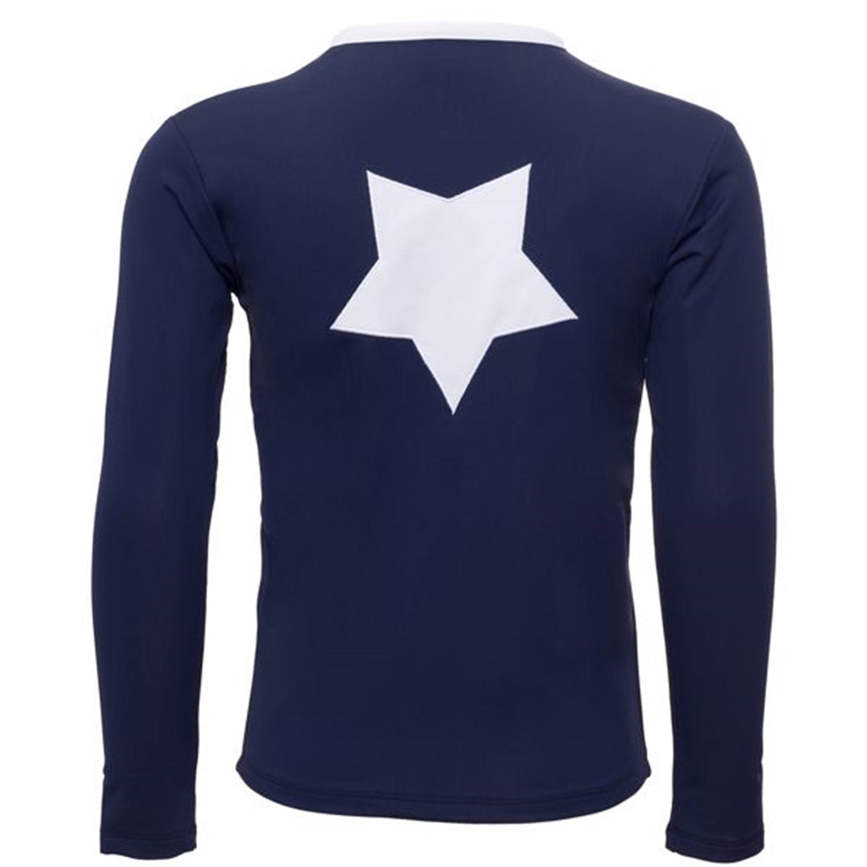 Petit Crabe Blue Etoile Star UV Shirt with Zipper