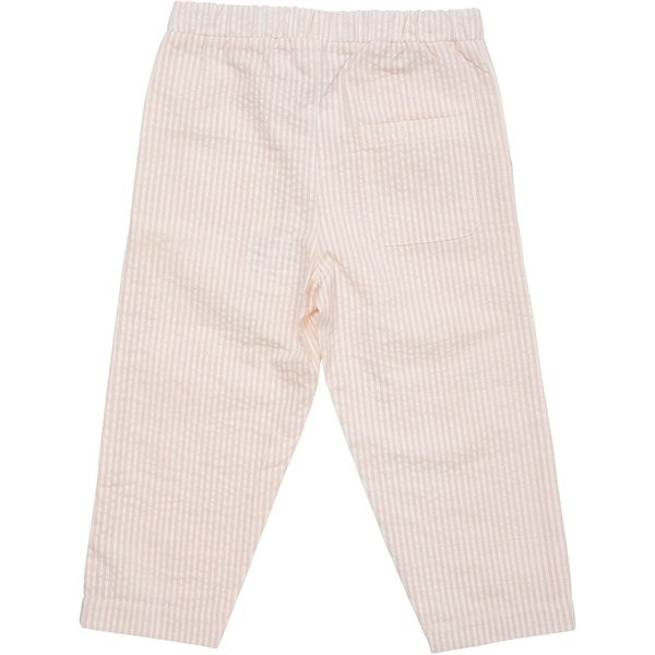 Copenhagen Colors Dusty Rose W Cream Stripe Seersucker Pants