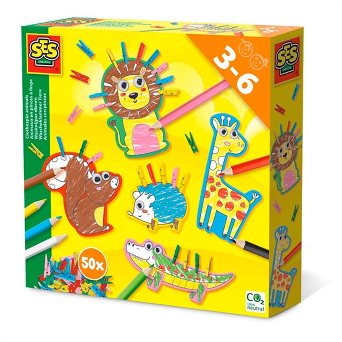 SES Creative Clothespin Animals