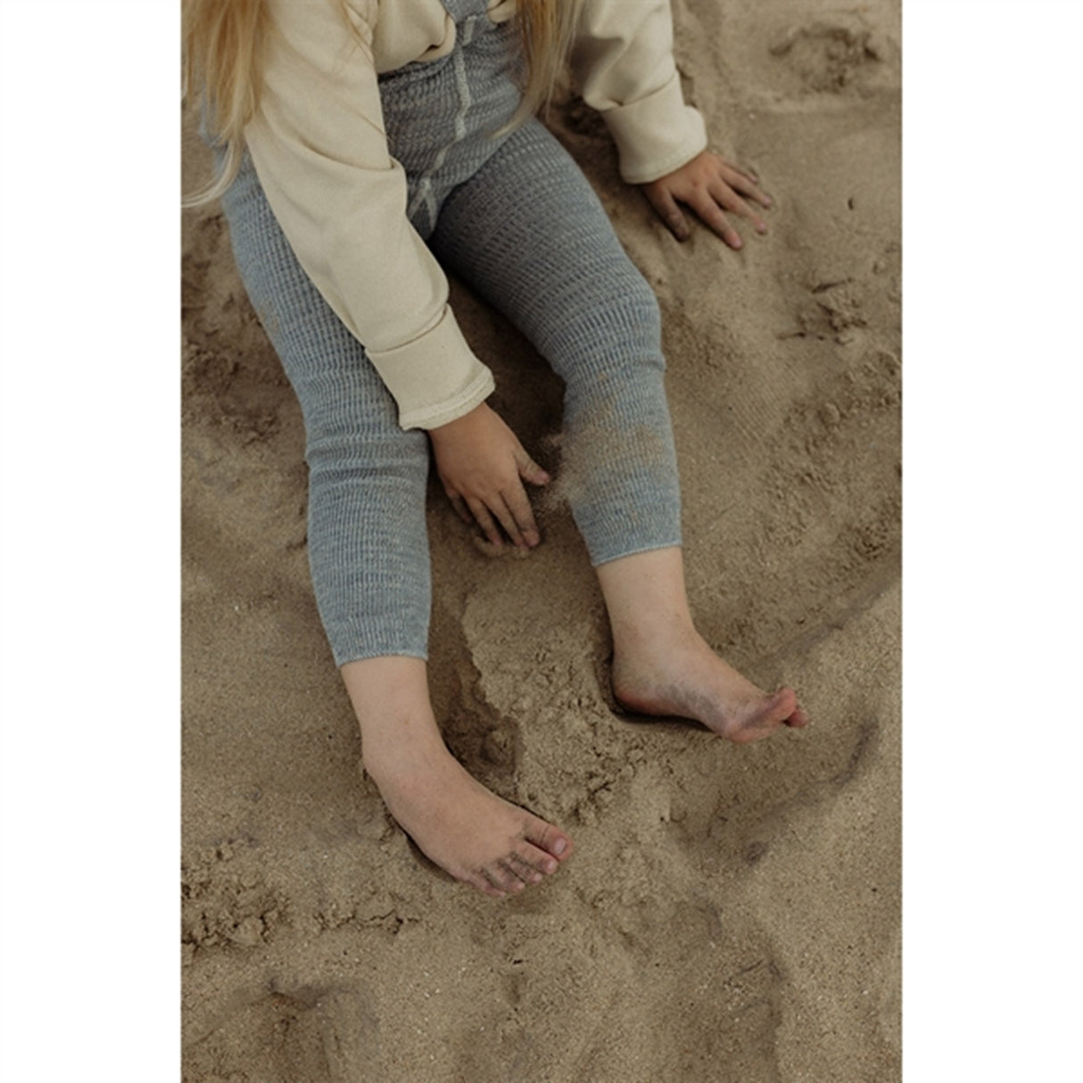 Silly Silas Footless Tights Marshmallow Sky