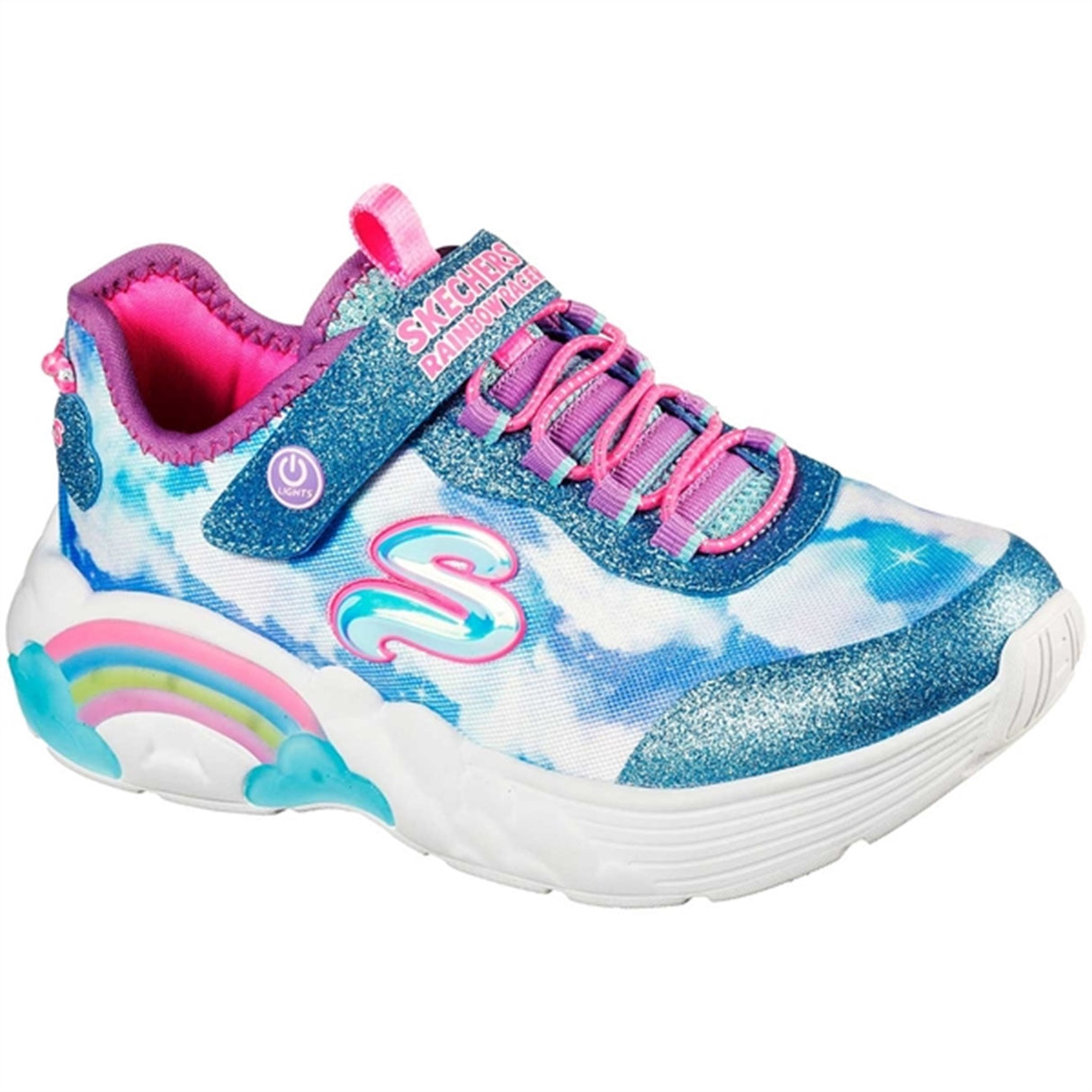 Skechers S-Lights Rainbow Racer Sneakers Blue