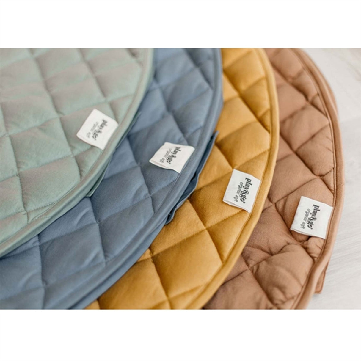 Play&Go 2-in-1 Play Mat Soft Organic Dusty Blue