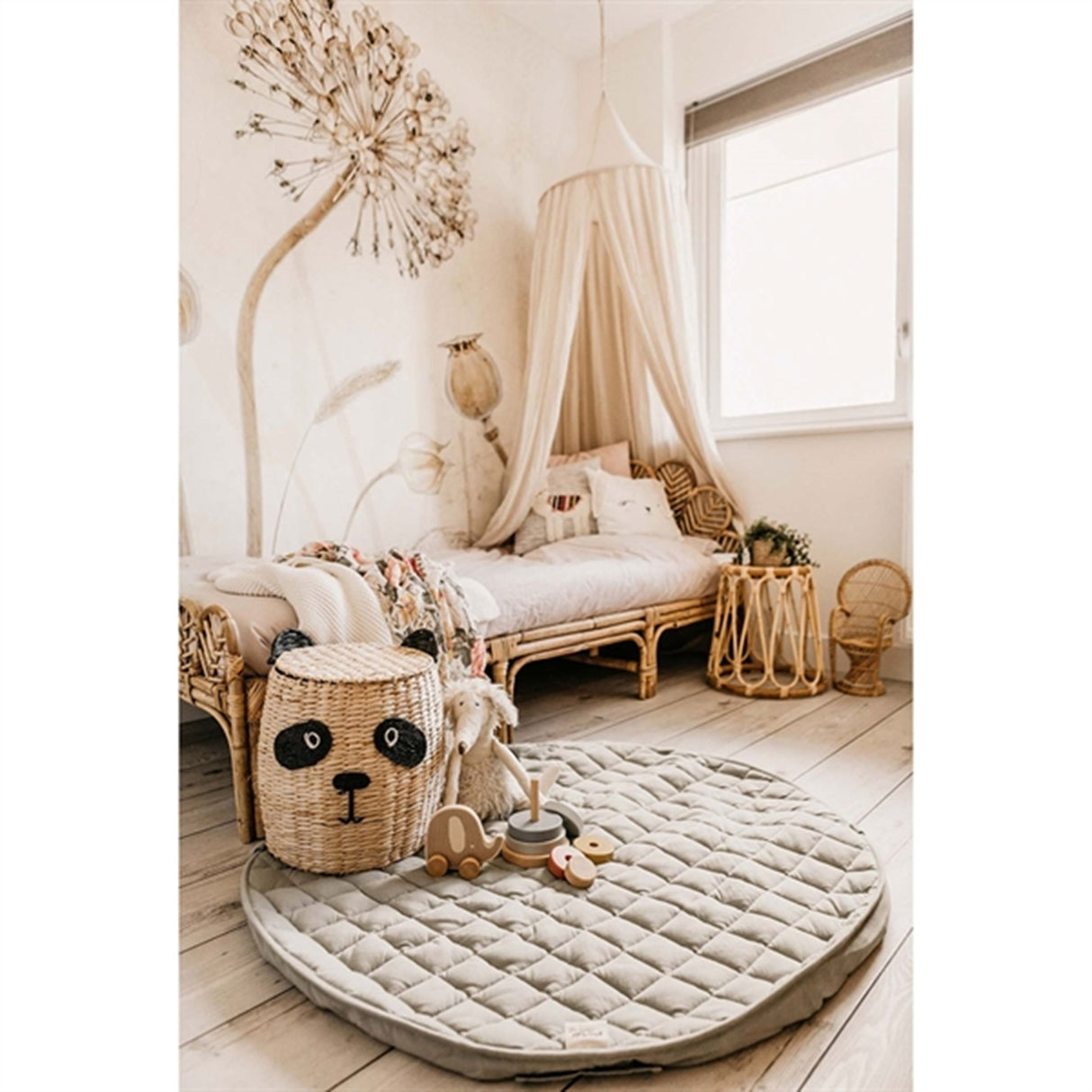 Play&Go 2-in-1 Play Mat Soft Organic Meadow Green