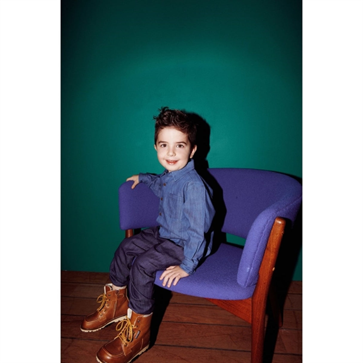 Copenhagen Colors Lt Denim Blue Denim Classic Shirt