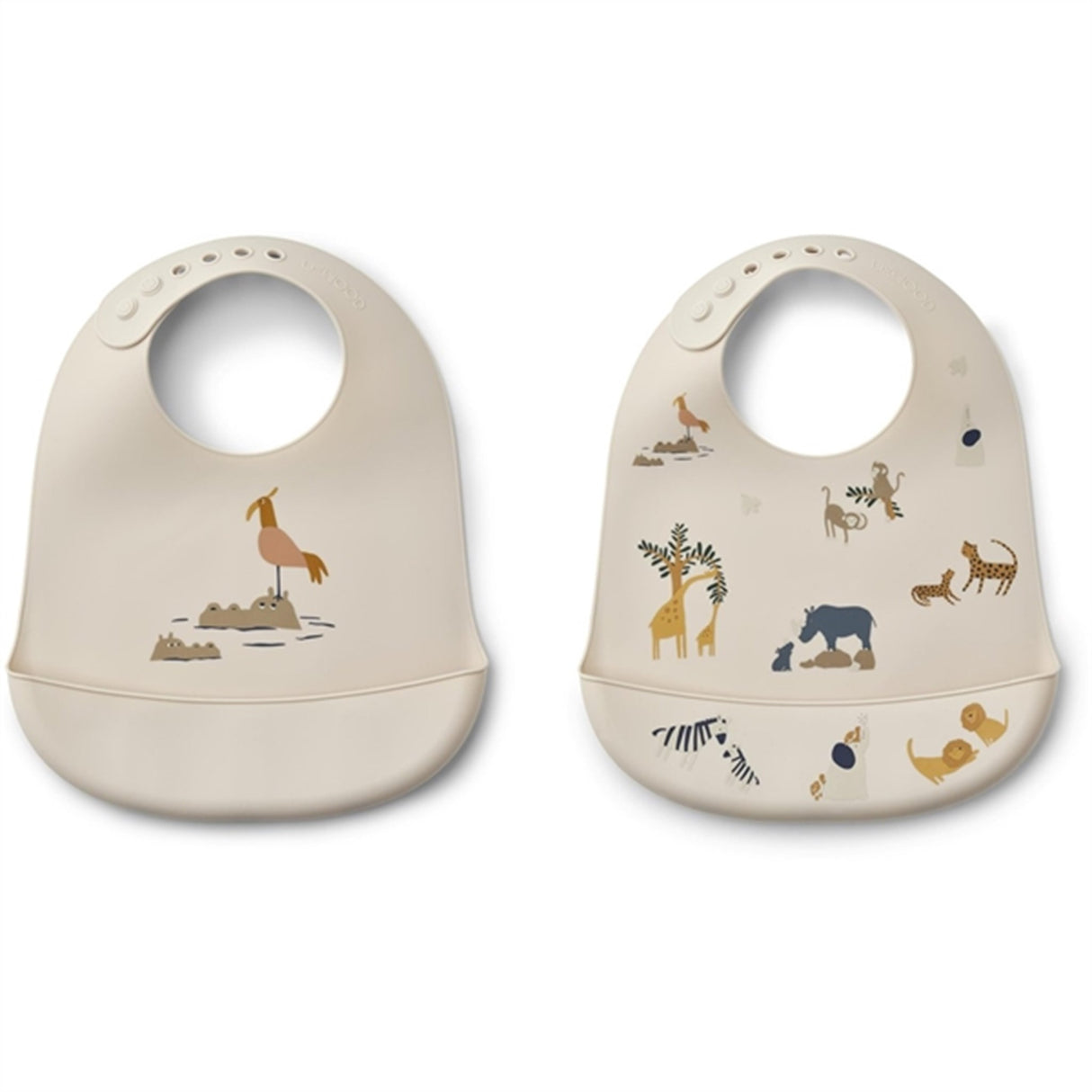 Liewood Tilda Bib 2-Pack All Together Sandy