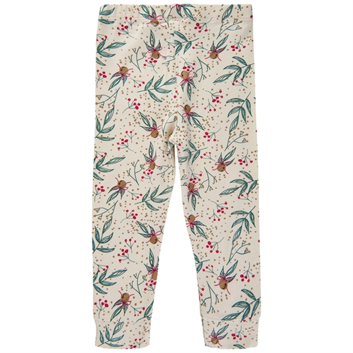 THE NEW Siblings White Swan Bell Aop Holiday Leggings