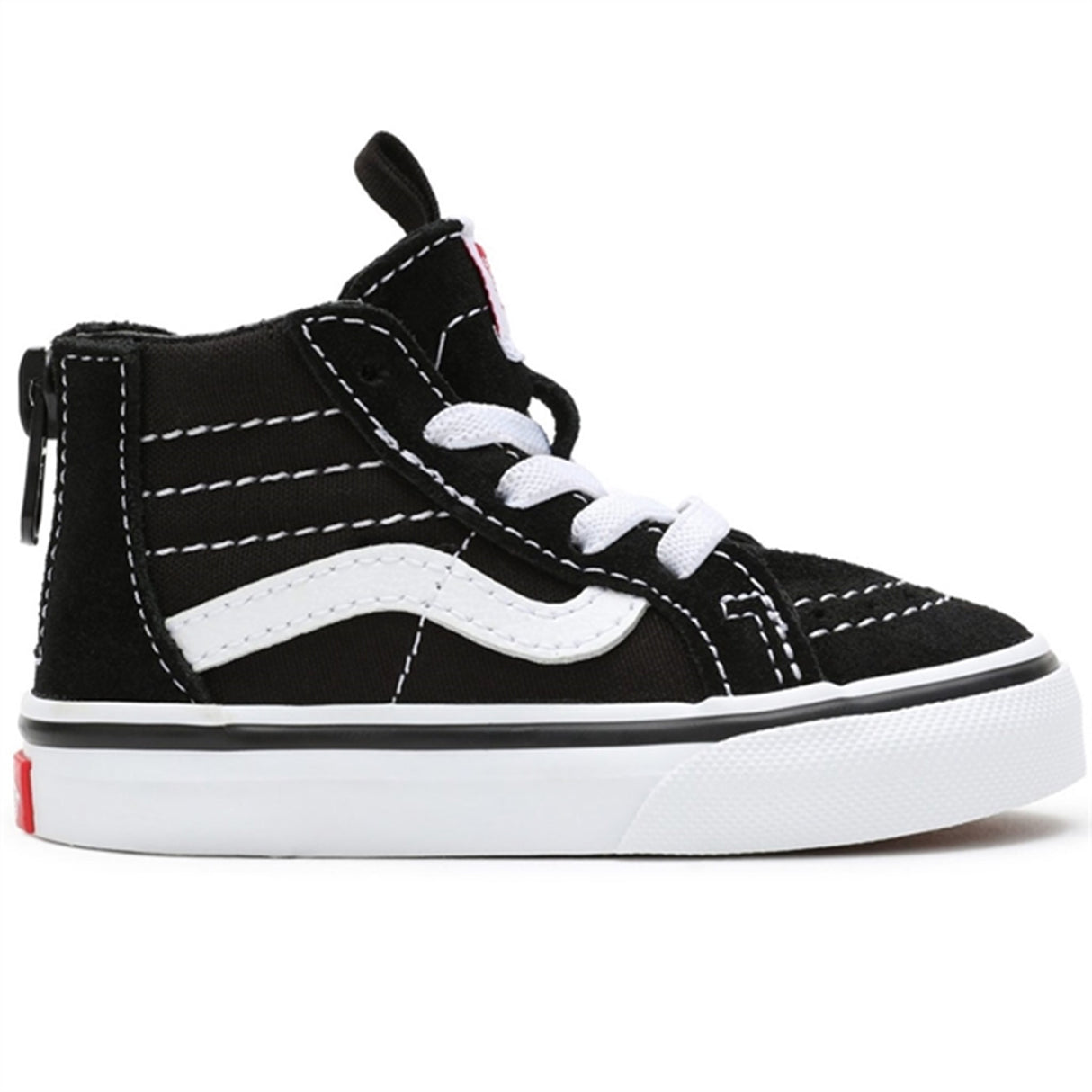 VANS Sk8 Hi Zip Black/White Shoes 6