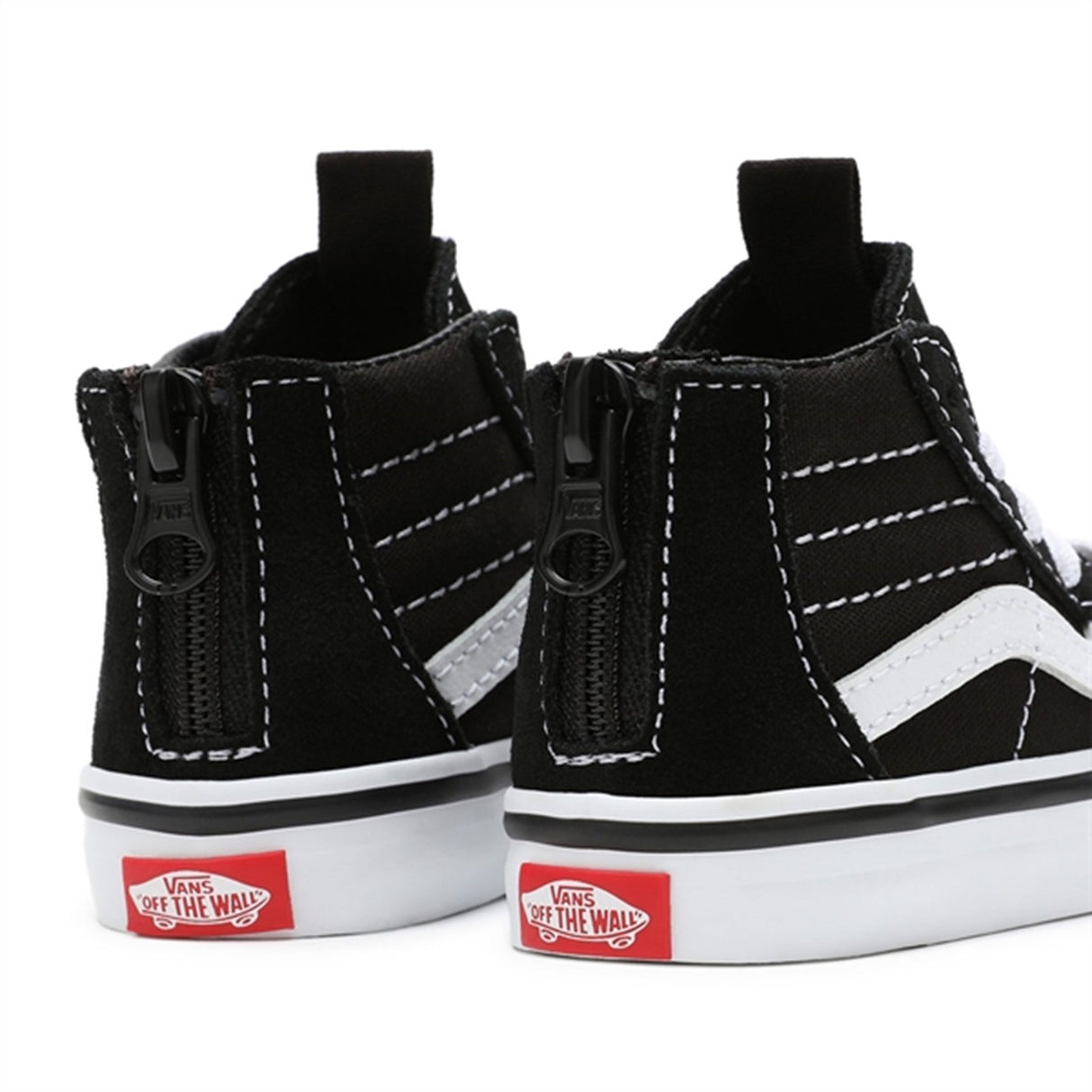 VANS Sk8 Hi Zip Black/White Shoes 5