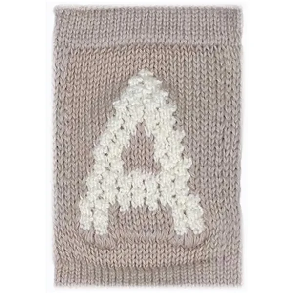 Smallstuff Knit Letter Nature