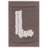 Smallstuff Knit Letter Nature