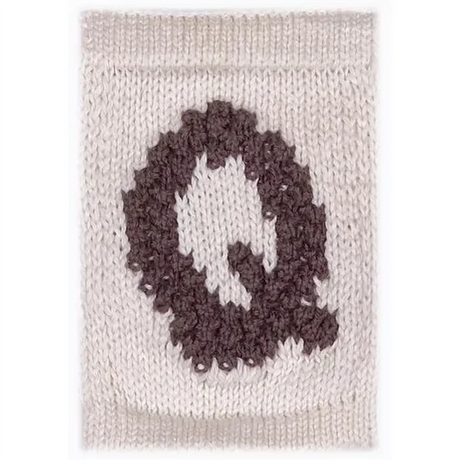 Smallstuff Knit Letter Nature