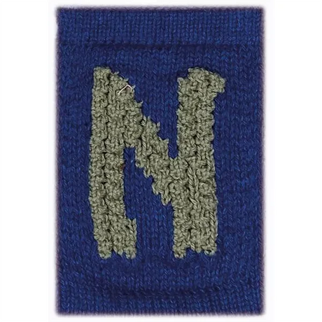 Smallstuff Knit Letter Blue