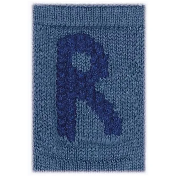 Smallstuff Knit Letter Blue