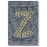 Smallstuff Knit Letter Blue