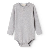 MarMar Modal Melange Light Grey Melange Body LS