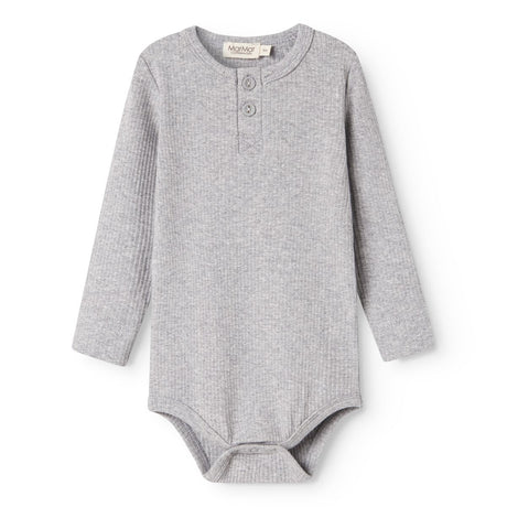 MarMar Modal Melange Light Grey Melange Body LS