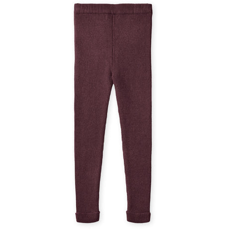Fliink Burgendy Benna Rib Leggings
