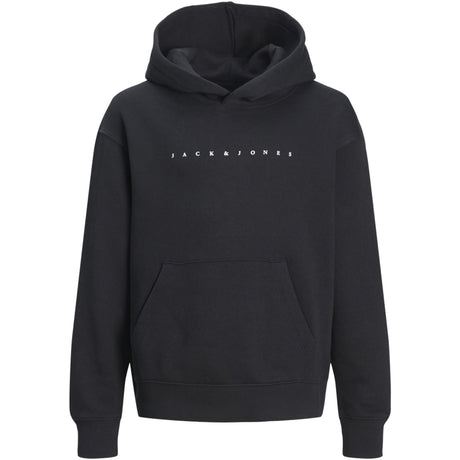 Jack & Jones Black Loose Jjestar Jj Sweat Hood Noos Jnr
