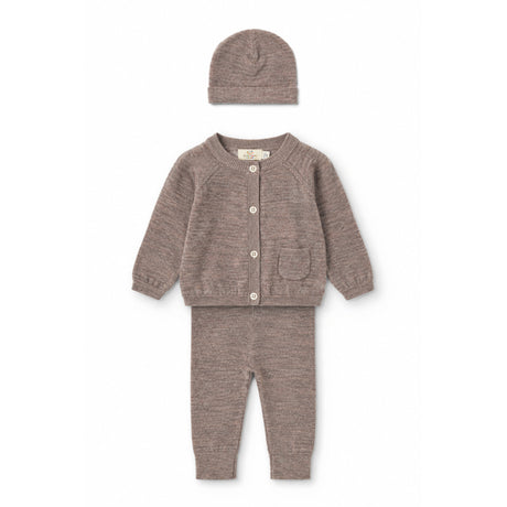 COPENHAGEN COLORS Natural Melange Classic Merino Baby Set