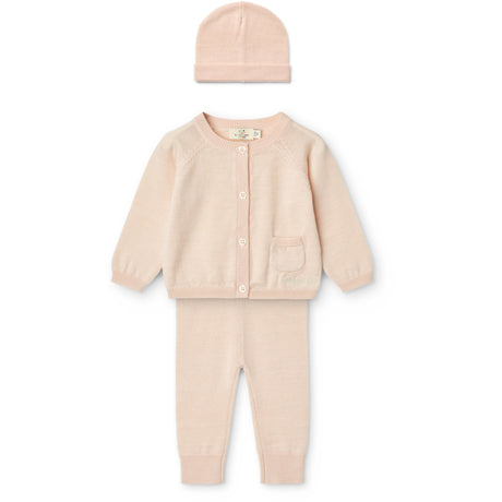 COPENHAGEN COLORS Soft Pink Classic Merino Baby Set