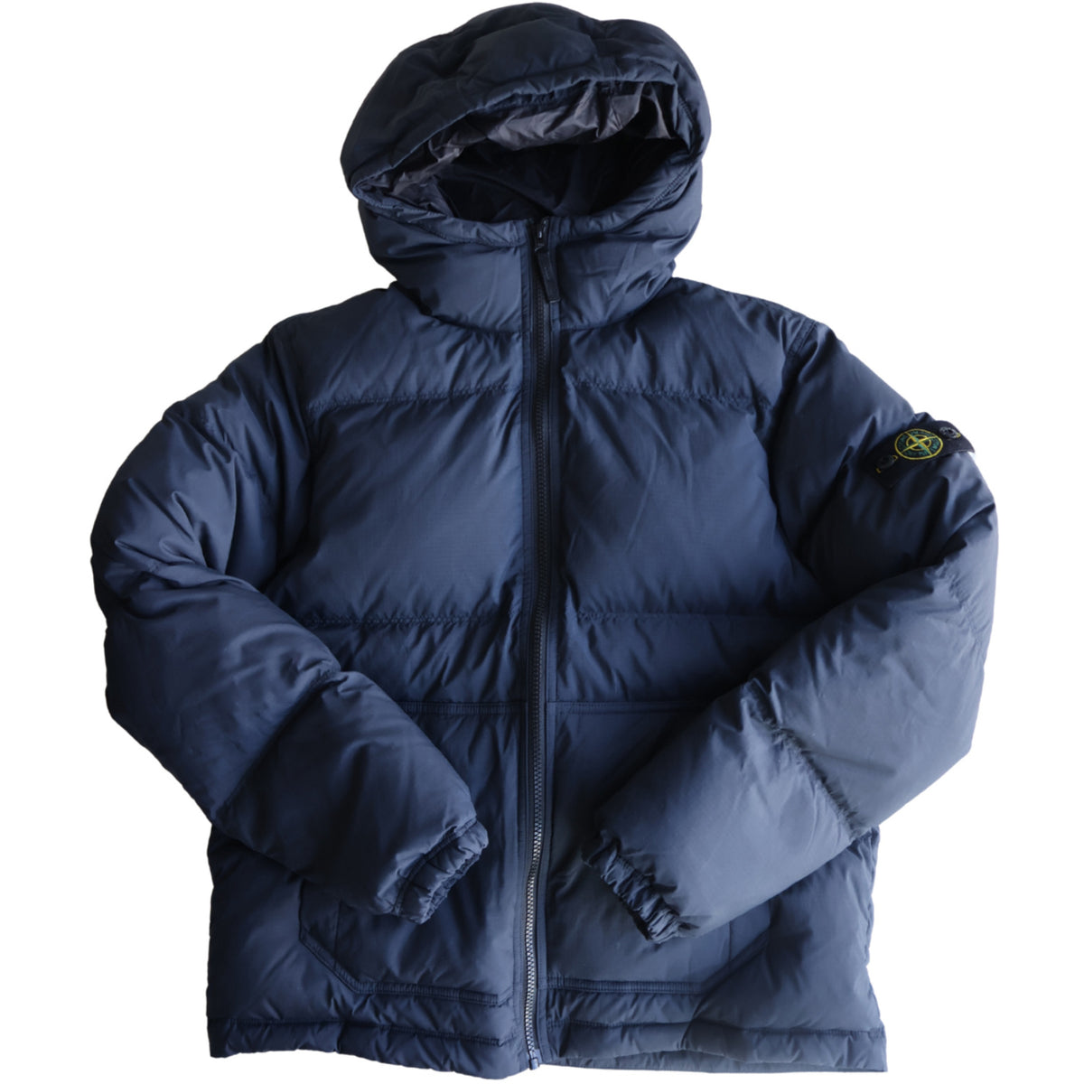Stone Island Navy Blue Short Parka