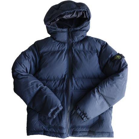 Stone Island Navy Blue Short Parka