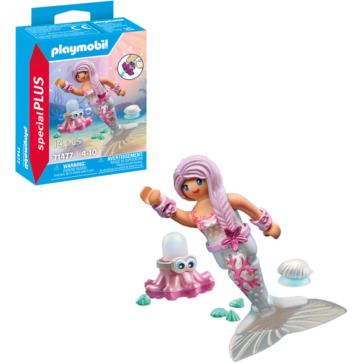 Playmobil® Mermaid With Water Spray Octopus
