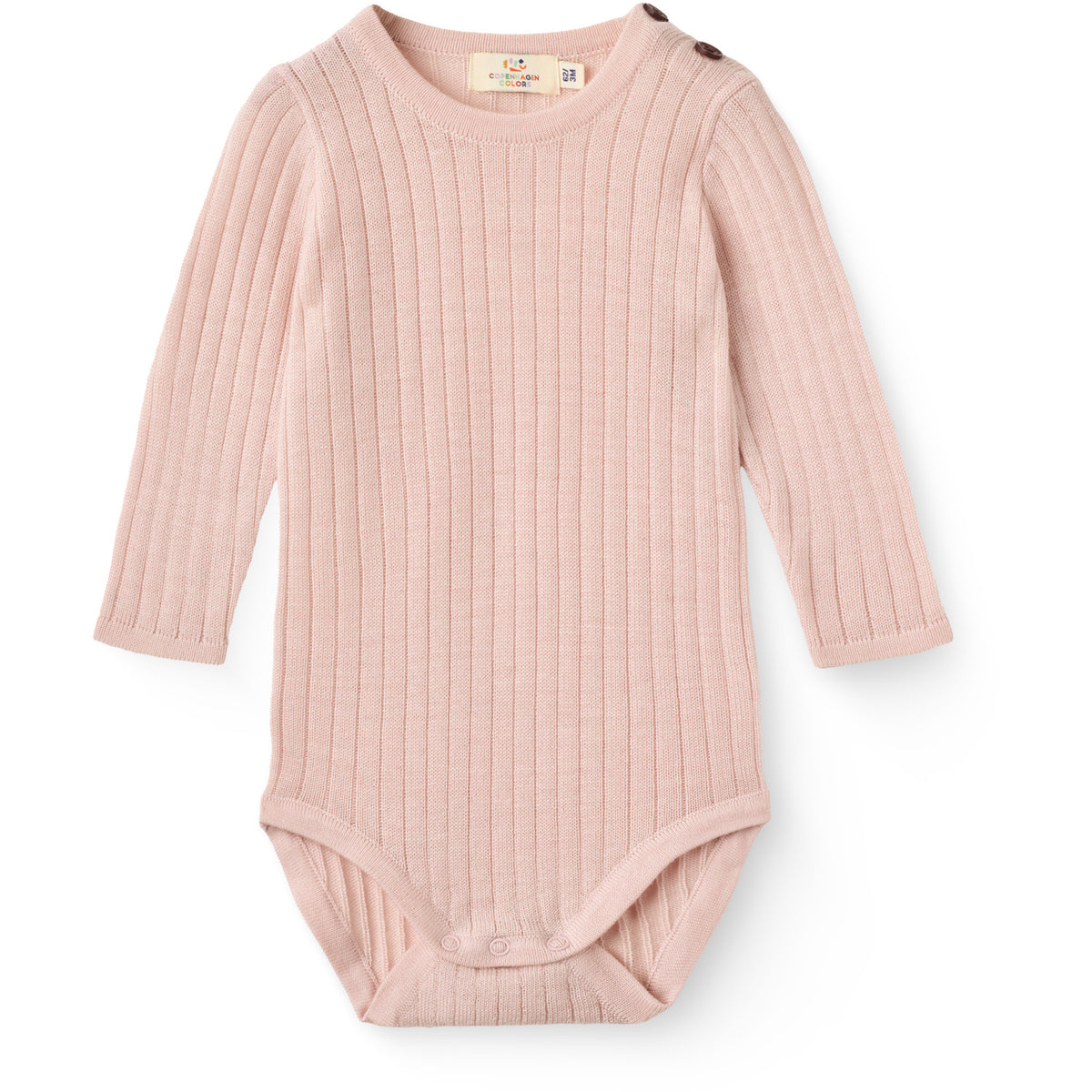 Copenhagen Colors Soft Pink Merino Rib Bodystocking