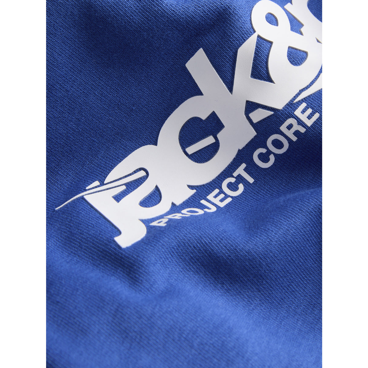 Jack & Jones Beaucoup Blue Jwhunion Print Sweat Hood Jnr