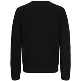 Jack & Jones Black Jjcleveland Knit Crew Neck Jnr