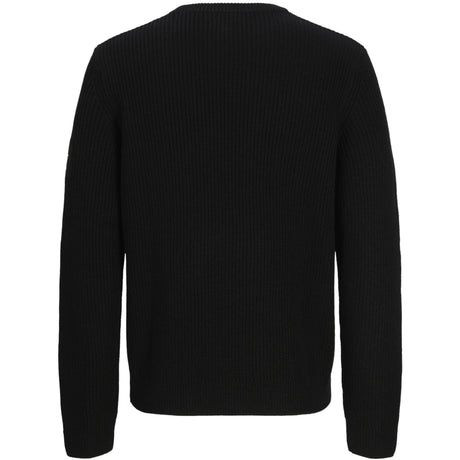 Jack & Jones Black Jjcleveland Knit Crew Neck Jnr