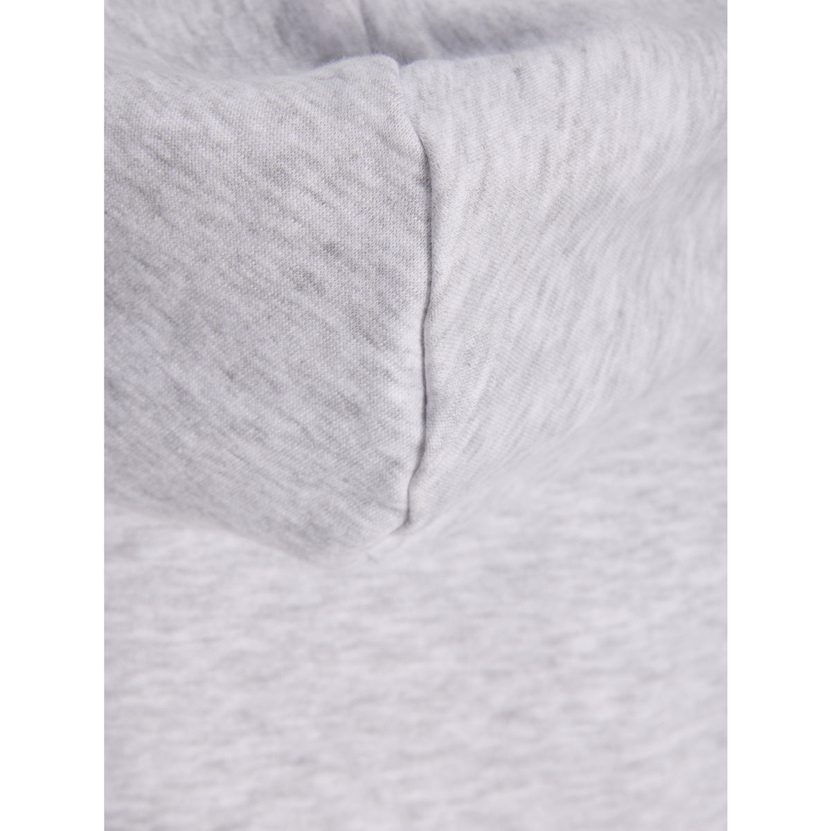 Jack & Jones White Melange Jjaero Sweat Zip Hood Jnr