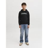 Jack & Jones Black Jjtom Sweat Hood Sn Jnr