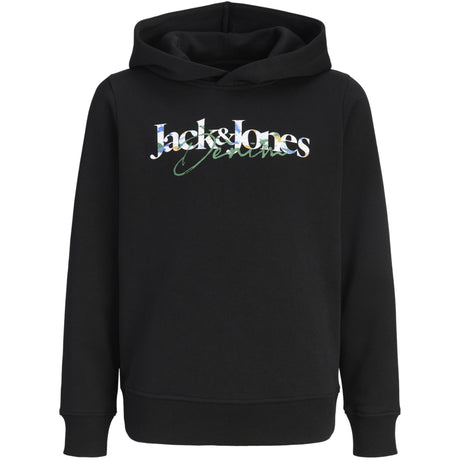 Jack & Jones Black Jjtom Sweat Hood Sn Jnr