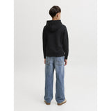 Jack & Jones Black Jjtom Sweat Hood Sn Jnr