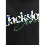 Jack & Jones Black Jjtom Sweat Hood Sn Jnr