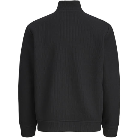 Jack & Jones Black Jcofusion Knit Pocket Full Zip Jnr