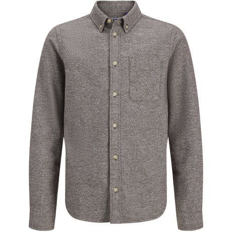 Jack & Jones Hot Fudge Jprbluharvey Twill Solid L/S Shirt Jnr