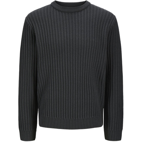 Jack & Jones Asphalt Jjjaxon Knit Crew Neck Jnr