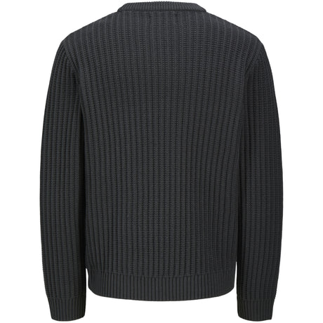 Jack & Jones Asphalt Jjjaxon Knit Crew Neck Jnr