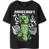 Name It Black Nkmdi Minecraft Ss Nreg Top Box Noos Bfu
