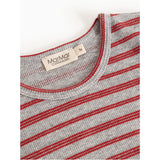 MarMar Modal Fine Rib Cherry Stripe Tani Blouse