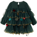 MarMar Ballerina Glitter Dark Leaf December Dress