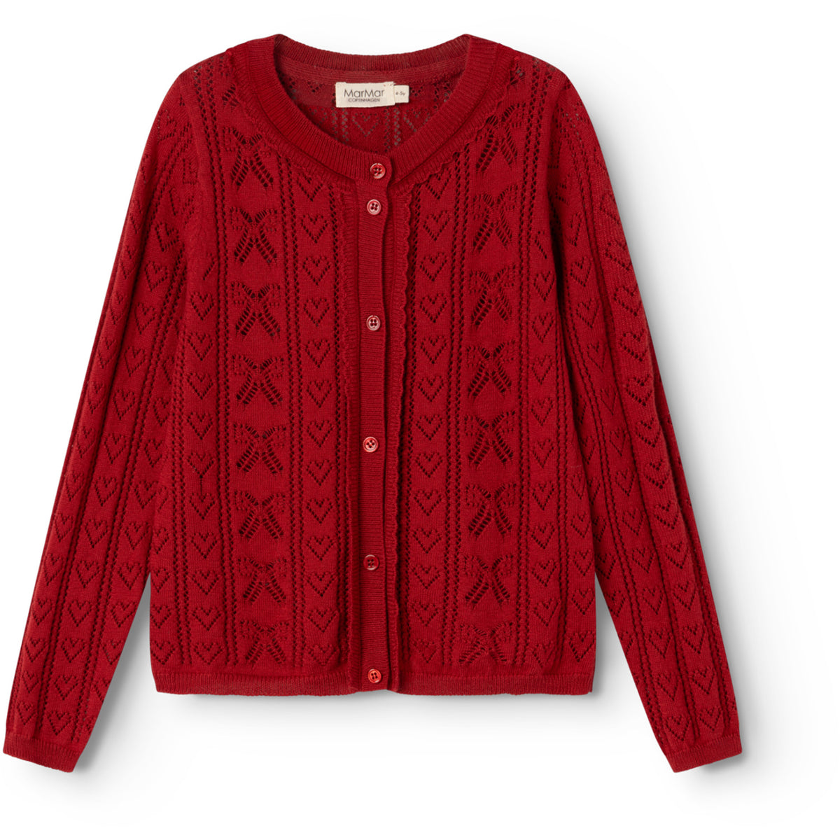 MarMar Cotton Rayon Knit Cherry Tilda Cardigan