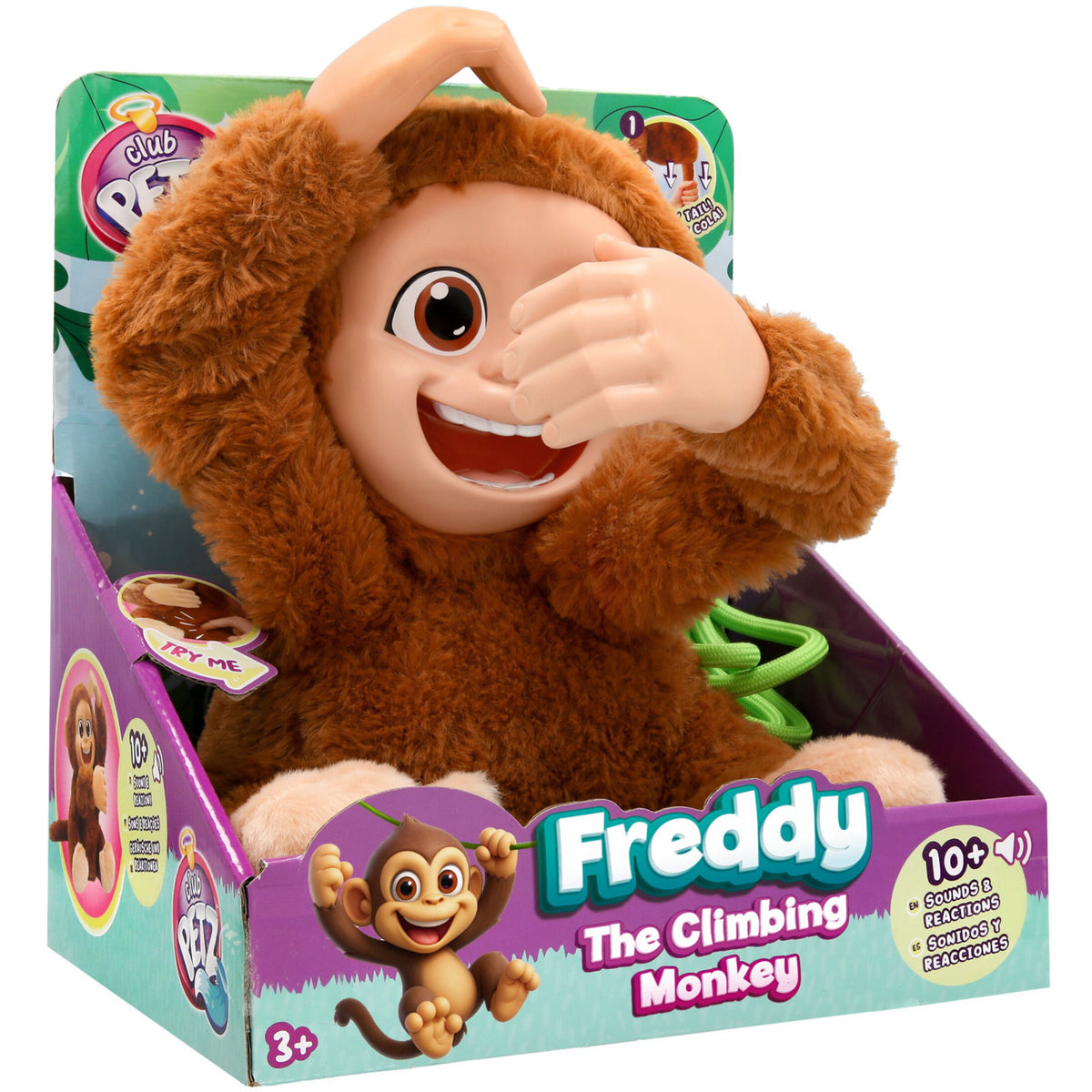 Club Petz Freddy Den Klatrende Abe 26 Cm