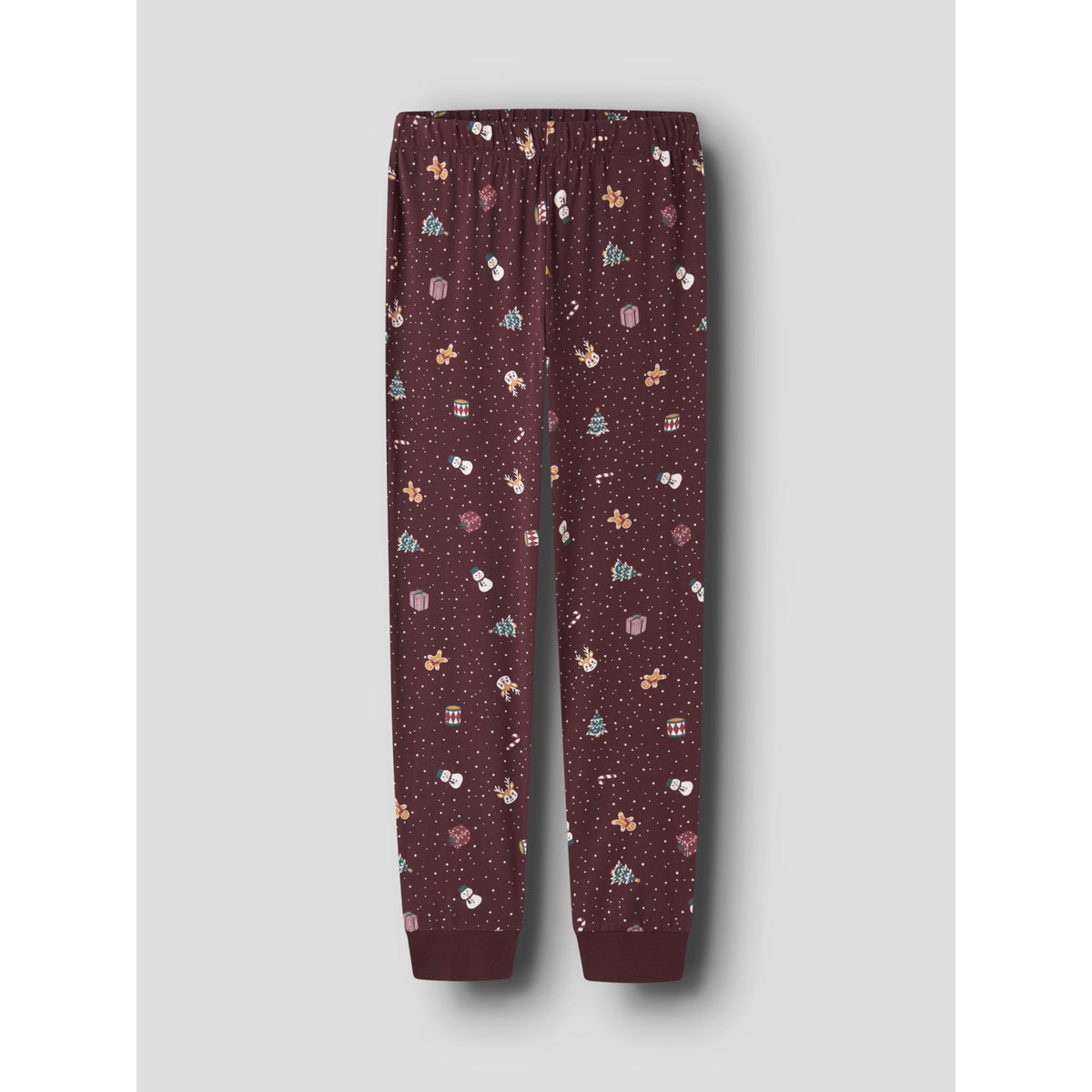 Name It Burgundy Christmas Nknvismas Ls Nightset