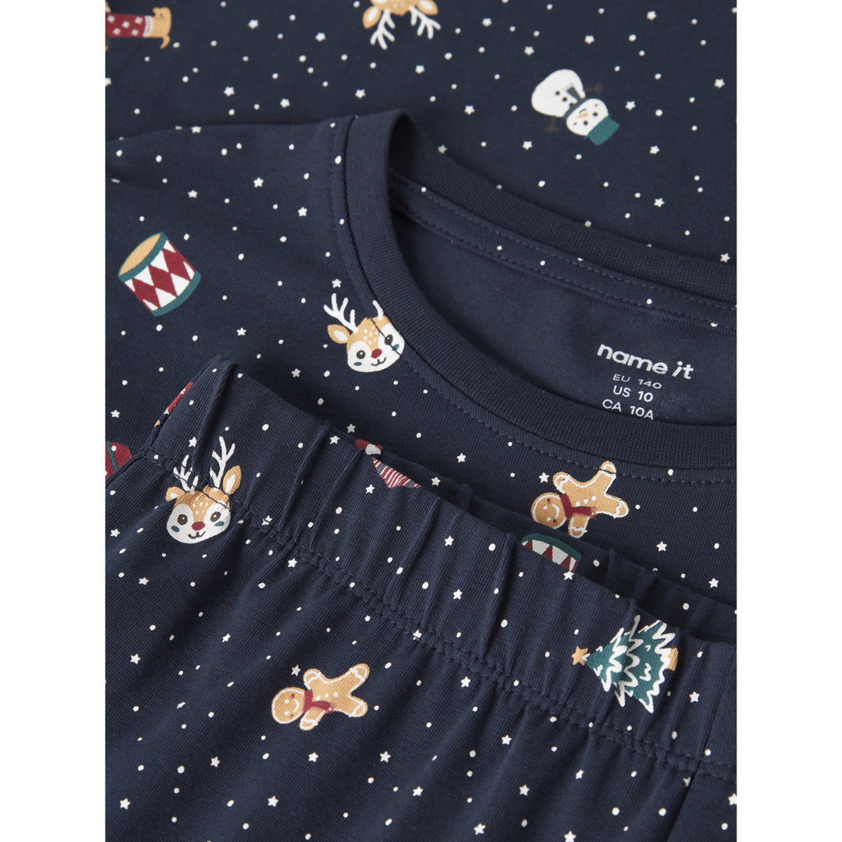 Name It Navy Blazer Christmas Nknvismas Ls Nightset