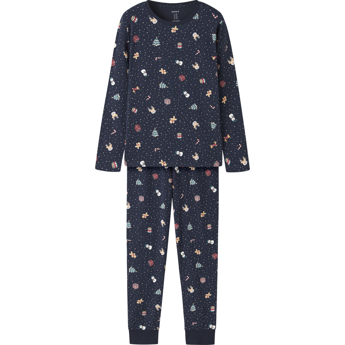 Name It Navy Blazer Christmas Nknvismas Ls Nightset