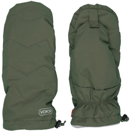 Voksi® Stroller Mittens Thyme Green Light Grey