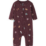 Name It Burgundy Christmas Nbnvismas Ls Nightsuit